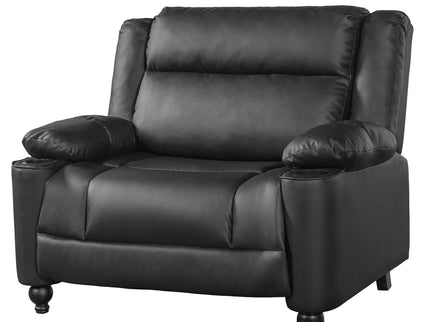 Tufted Design Wide Manual Recliner Chair