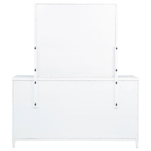 Robinson - 8 Drawer Dresser With Mirror - White