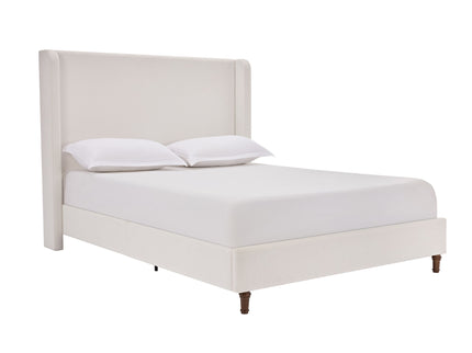 Harper - Tall Headboard Upholstered Bed / High Headboard / Elegant Simplicity / No Box Spring Needed