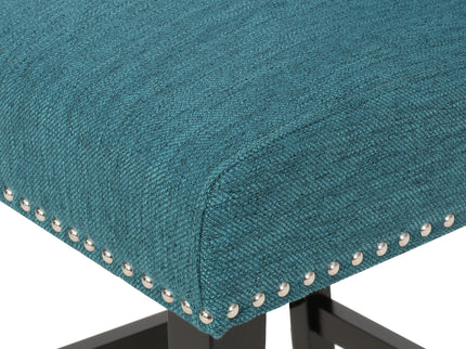 Vienna - Contemporary Fabric Tufted Wingback Counter Stools (Set of 2)