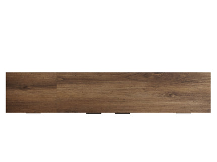 TV Stand With 2 Drawers, Media Console Table For TVs Up To 85'' - Natural