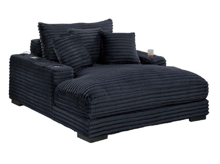 Chaise Lounge With 2 Cup Holders And USB Ports