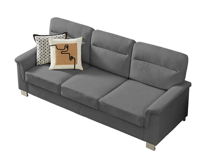 3 Seater Elegant Stationary Sofa