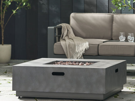 Modern Square Fire Pit With 50, 000 Btu