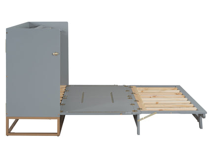Murphy Bed With Iron Legs, Modern Design