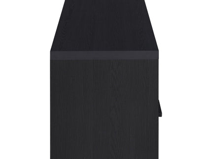 Ian - 2 Door TV Stand Media Console With Storage - Black