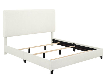 Platform Bed & Upholstered Headboard