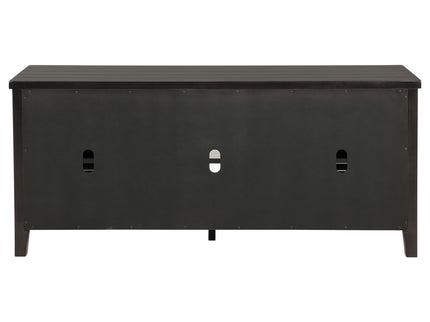 Sutter - 2 Door TV Stand With Mission Design - Dark Brown