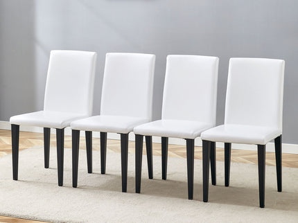 Versatile Dining Chairs With Comfortable Design And Metal Legs