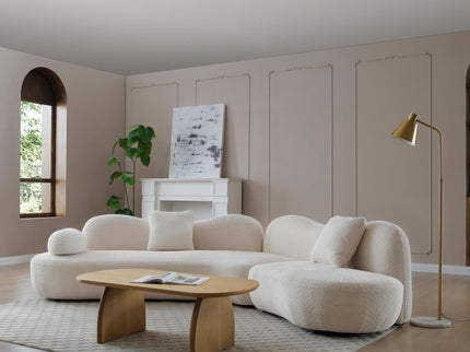 Modern Curved Modular 5 Seater Sofa