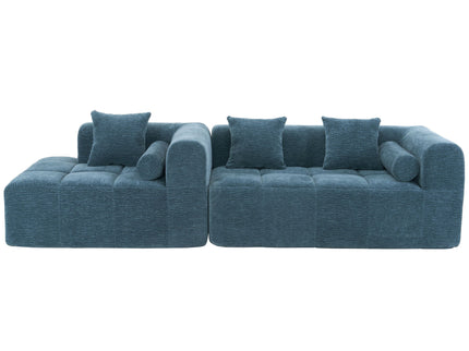 Sectional Free Combined Sofa With 2 Side Pockets