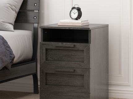 Broxon - Rustic Drawer Nightstand
