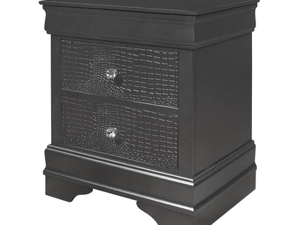 Shaker - Crocodile Metallic Nightstand
