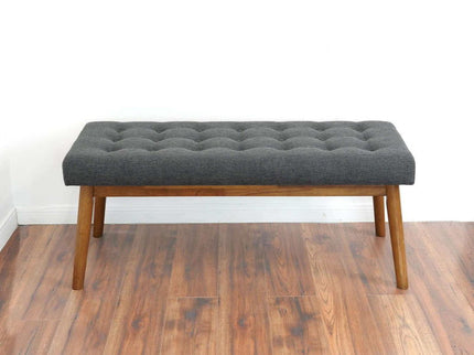 Delilah - Modern Bench - Gray