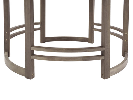 5 Piece Outdoor Dining Set, Patio Table And Chairs With Umbrella Hole
