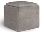 Pearl Silver / Faux Leather