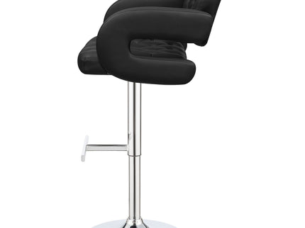 Adjustable Bar Stool With Upholstery