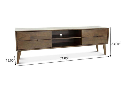 Adrian - TV Stand - Walnut Brown