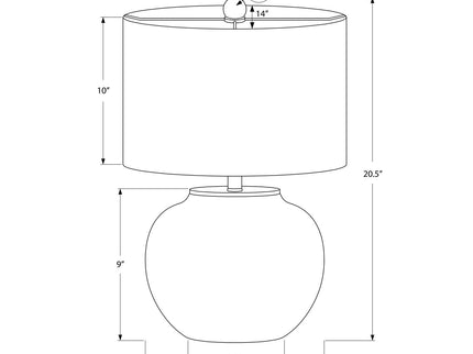 Modern Lighting, Table Lamp, Ceramic - Cream