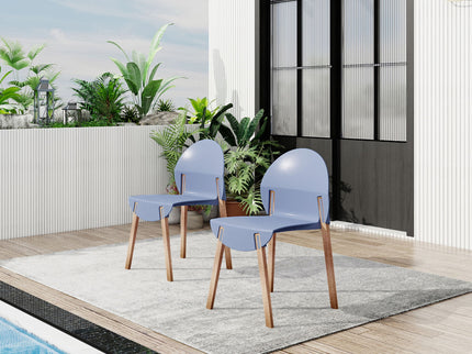 4 Piece Set Of Single Chairs With A Design Combining Modern And Traditional Elements
