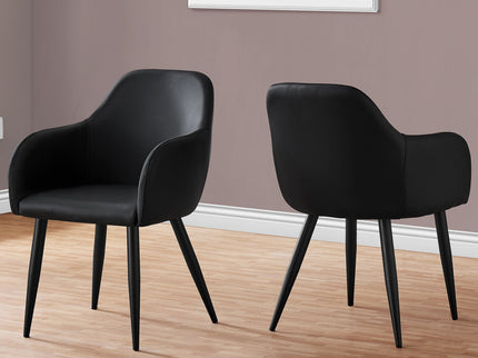 Dining Chair Side, Upholstered For Dining Room, Contemporary & Modern (Set of 2)