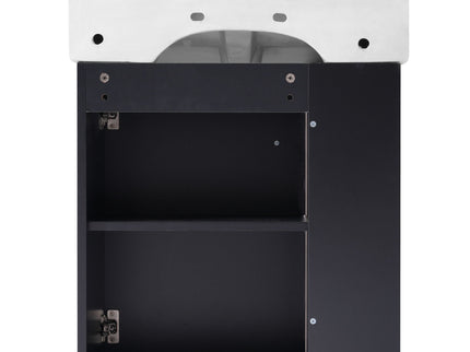 Modern Floating Bathroom Vanity With Ceramic Basin Perfect For Small Bathrooms