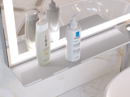 LED Bathroom Vanity Mirror Wall Mounted Adjustable / Warm / Natural Lights Anti-Fog Touch Switch With Memory Modern Smart Large Bathroom Mirrors