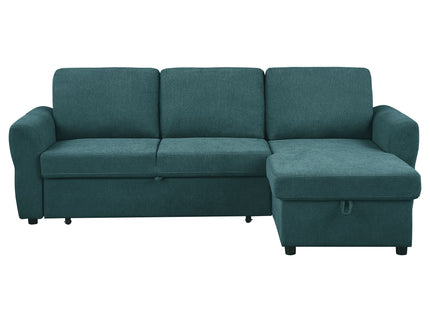Kenna- Sleeper Sectional Sofa With Storage Ottoman