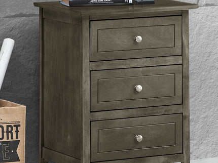 Dove Tailed Drawers 3 Drawer Nightstand