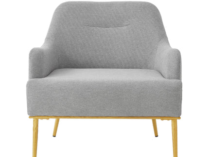 Modern Elegance Accent Chair With Curved Backrest