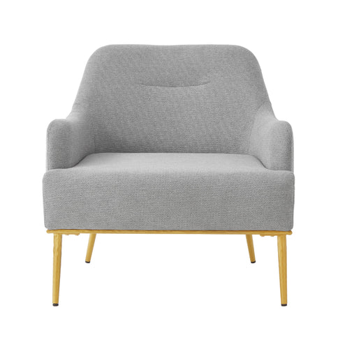 Modern Elegance Accent Chair With Curved Backrest