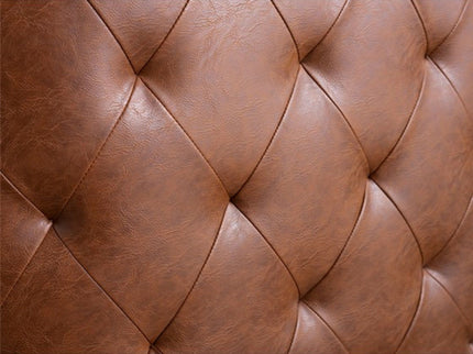Swivel Chair With Tufted Barrel Design And Nailhead Accents