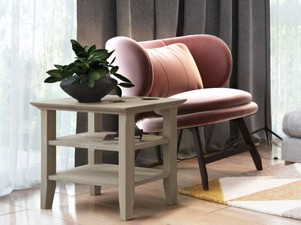 Acadian - Narrow Side Table, Handcrafted