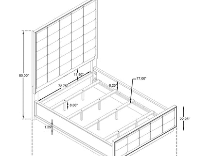 Prescott - Upholstered Panel Bed
