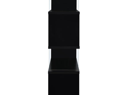 Elias - 4 Shelf Bookshelf With Zigzag Design