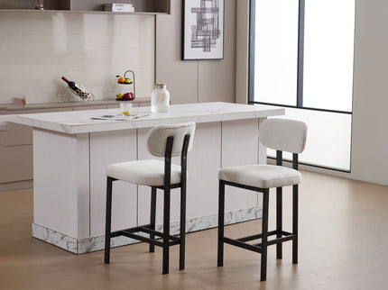 Modern Counter Height Stools (Set of 2)