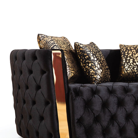 Naomi - Button Tufted Loveseat