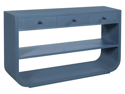 Console Table With 3 Soft Close Drawers & 2 Open Shelves