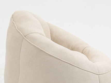 Bedding Bean Bag Sofa Chair High Pressure Foam With Footrest