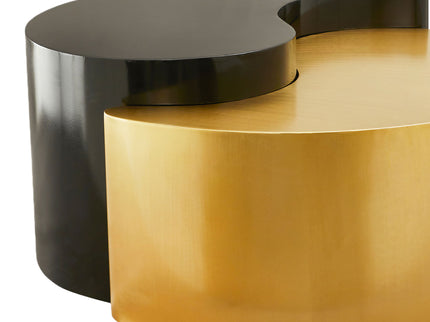 Ying Yang - Coffee Table - Gold / Black