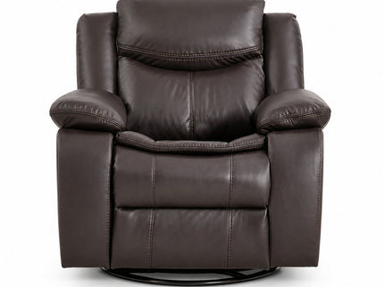 Rocker Recliner Chair With Manual Recline And 360° Swivel Base