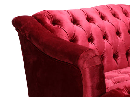 Comfy 3 Seat Sofa With Wooden Legs, For Living Room And Study