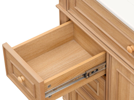 Bathroom Vanity With Sink, 3 Drawers & 2 Doors