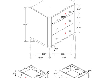 Anser - 5 Piece Eastern King Bedroom Set - Black / Natural
