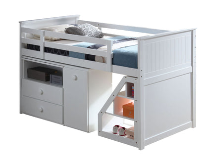 Wyatt - Twin Loft Bed Set - White