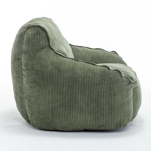 Comfy Bean Bag Chair With Filler, Fluffy And Cozy Seating