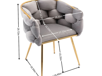 Luxury Modern Simple Leisure Single Sofa Chair Bedroom Lazy Person Household Dresser Stool Manicure Table Back Chair