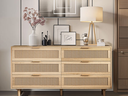 Modern 6 Drawer Storage Cabinet For Bedroom