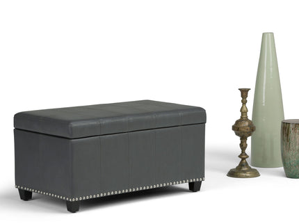 Amelia - Transitional Storage Ottoman Bench