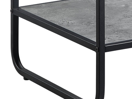 Raziela - End Table With Storage - Black / Gray